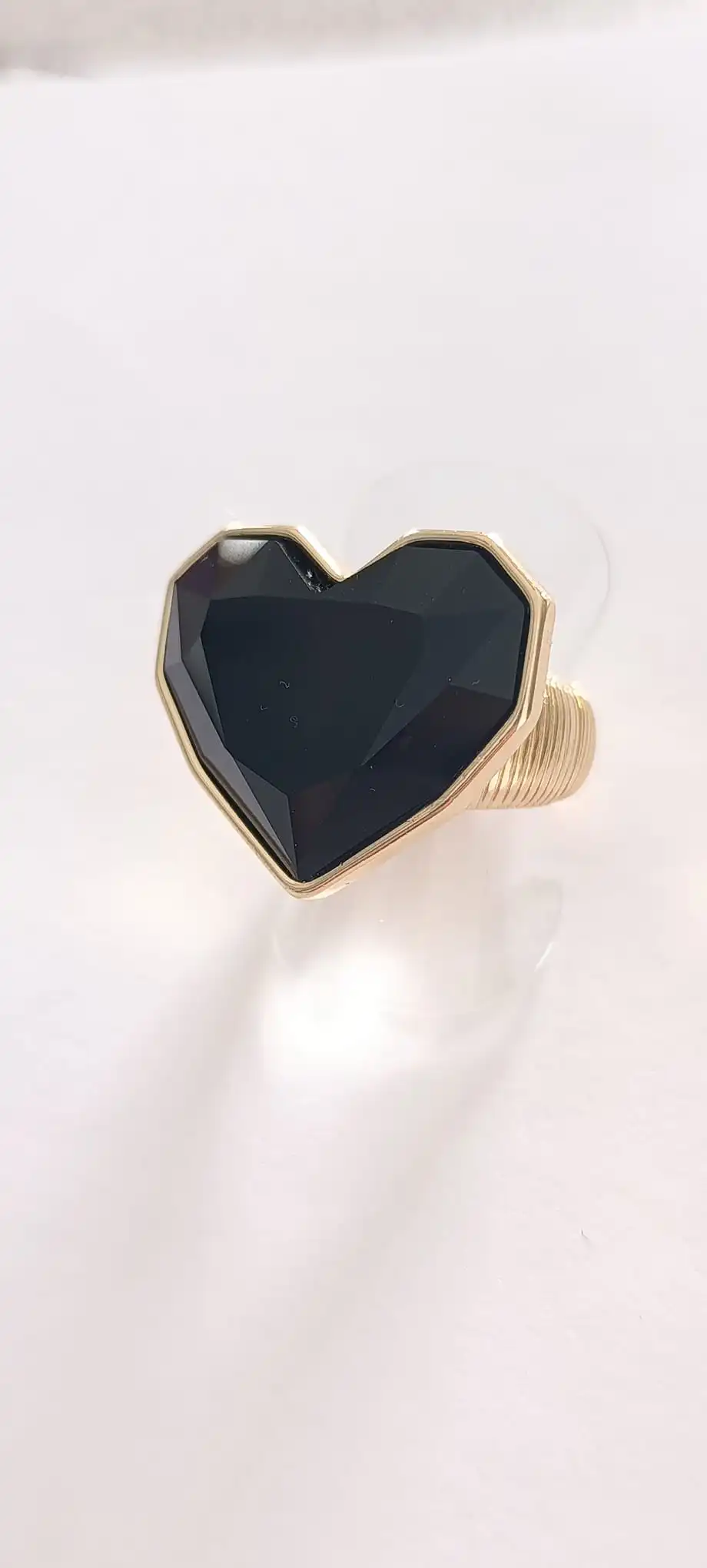 Anillo Corazón Cristal - Imagen 2