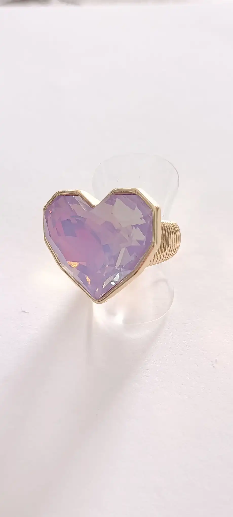 Anillo Corazón Cristal - Imagen 4
