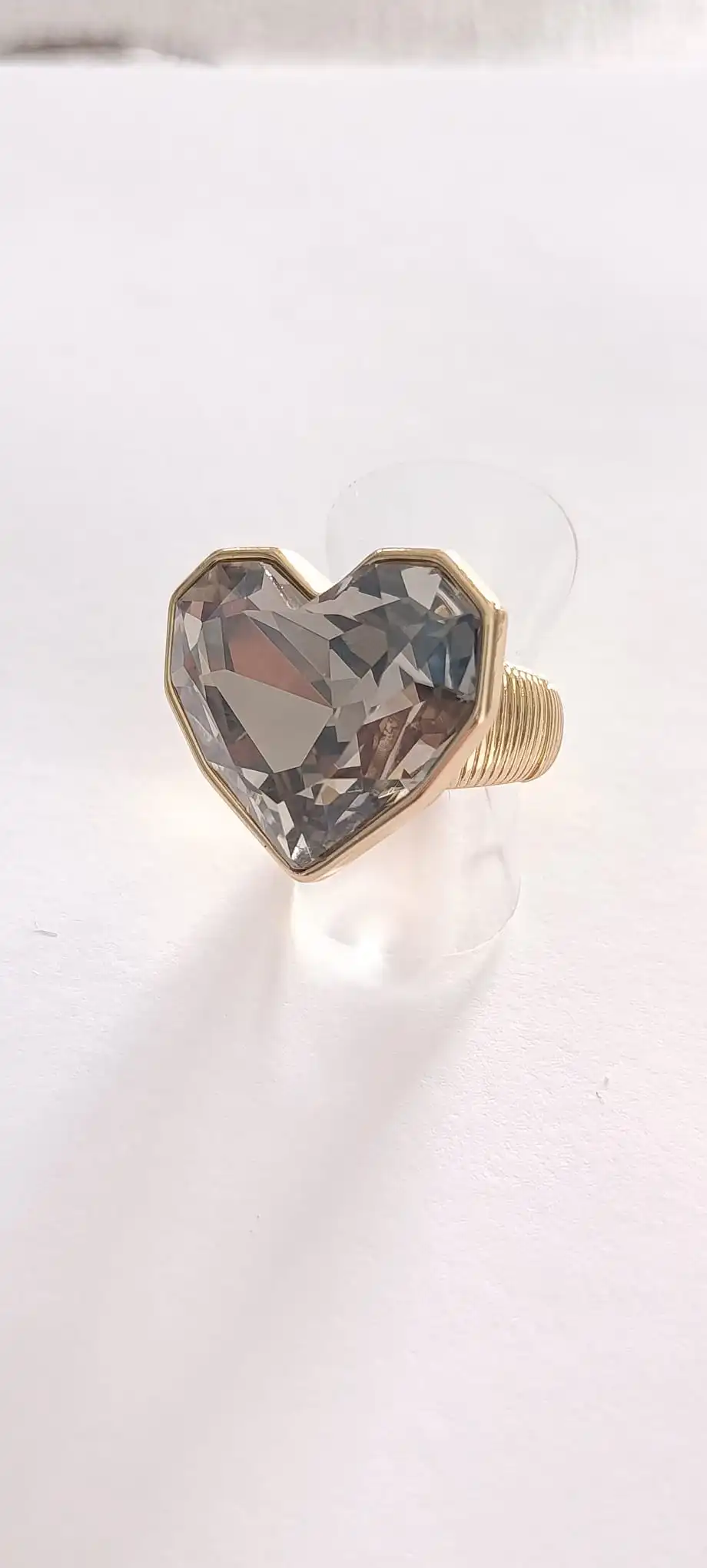 Anillo Corazón Cristal - Imagen 5