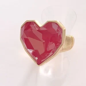 Anillo Corazón Cristal