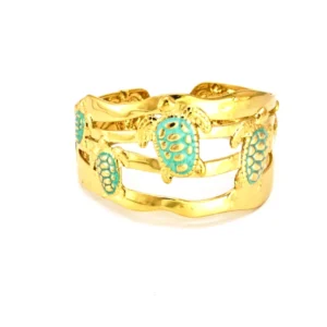 Brazalete "Oceano Dorado"