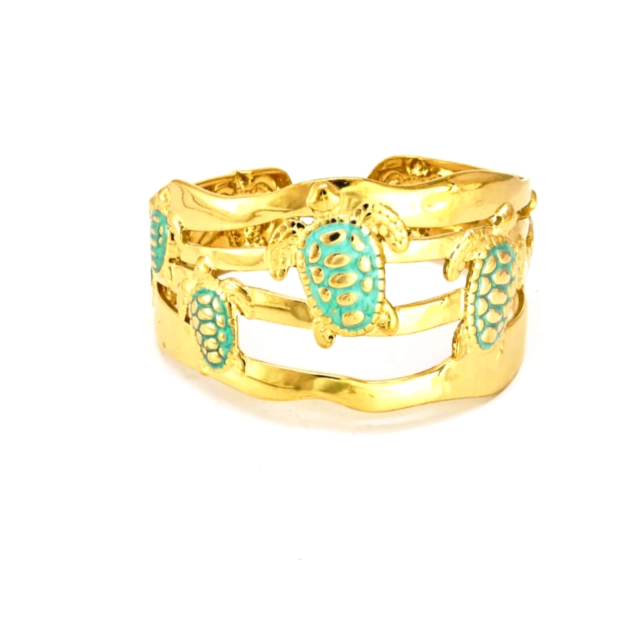 Brazalete "Oceano Dorado"