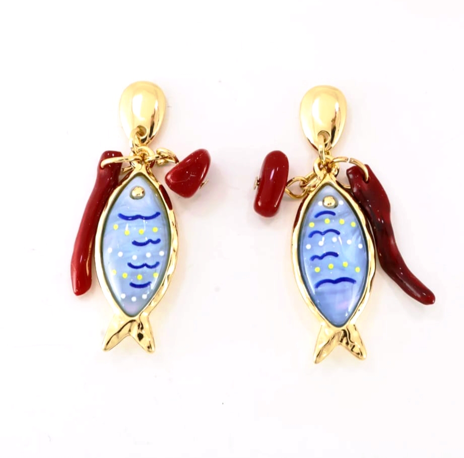 Pendientes "Sardina"