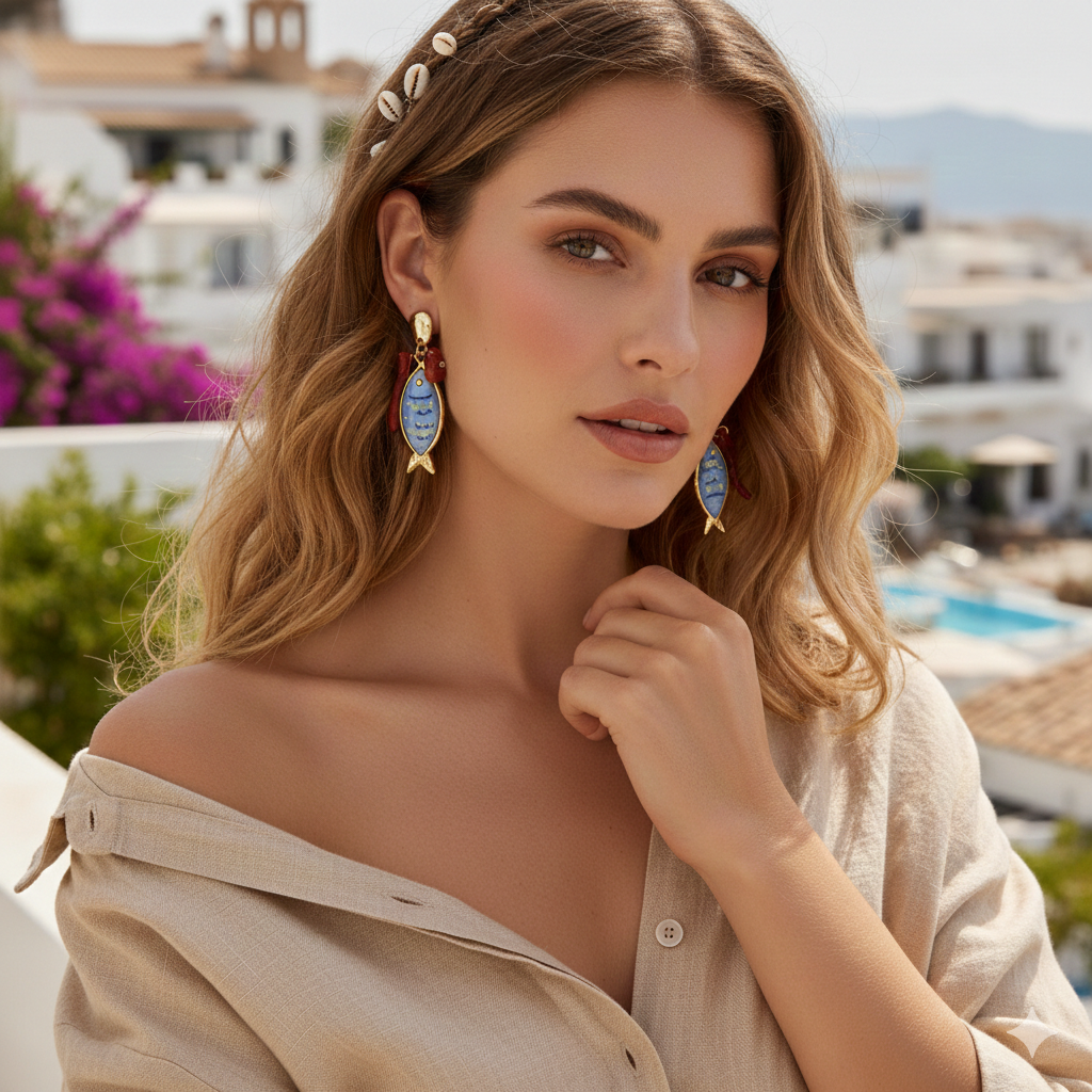 Pendientes "Sardina" - Imagen 3