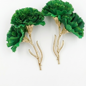 Pendientes "Clavel Real"