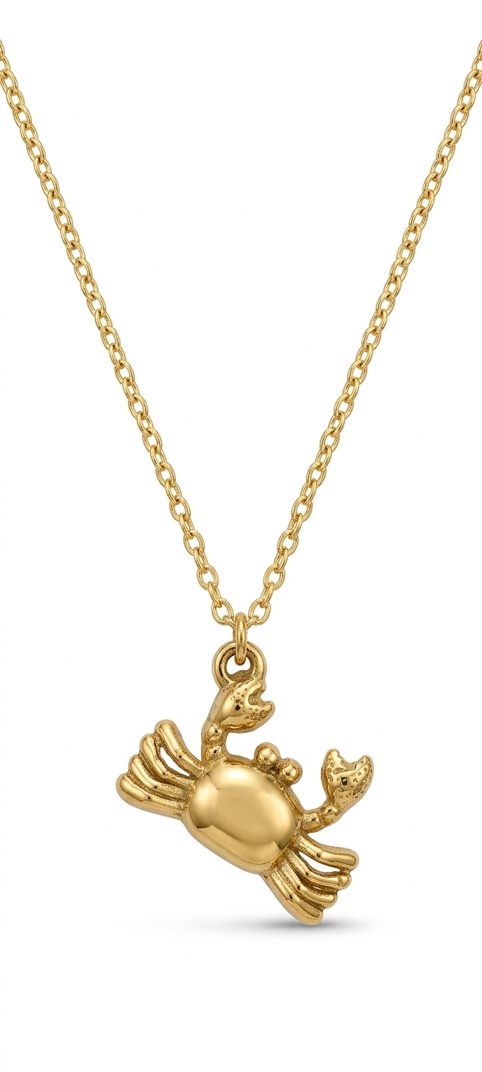 Collar "Cangrejo dorado"