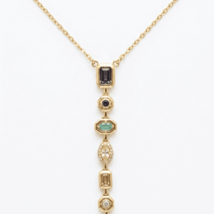 Collar "Cascada de Gemas"