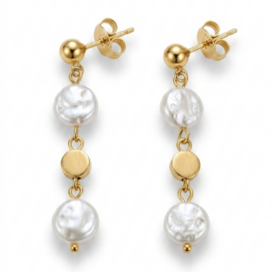 Pendientes "Perlas barroca"