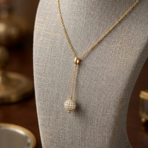 Collar "Esfera Dorada"